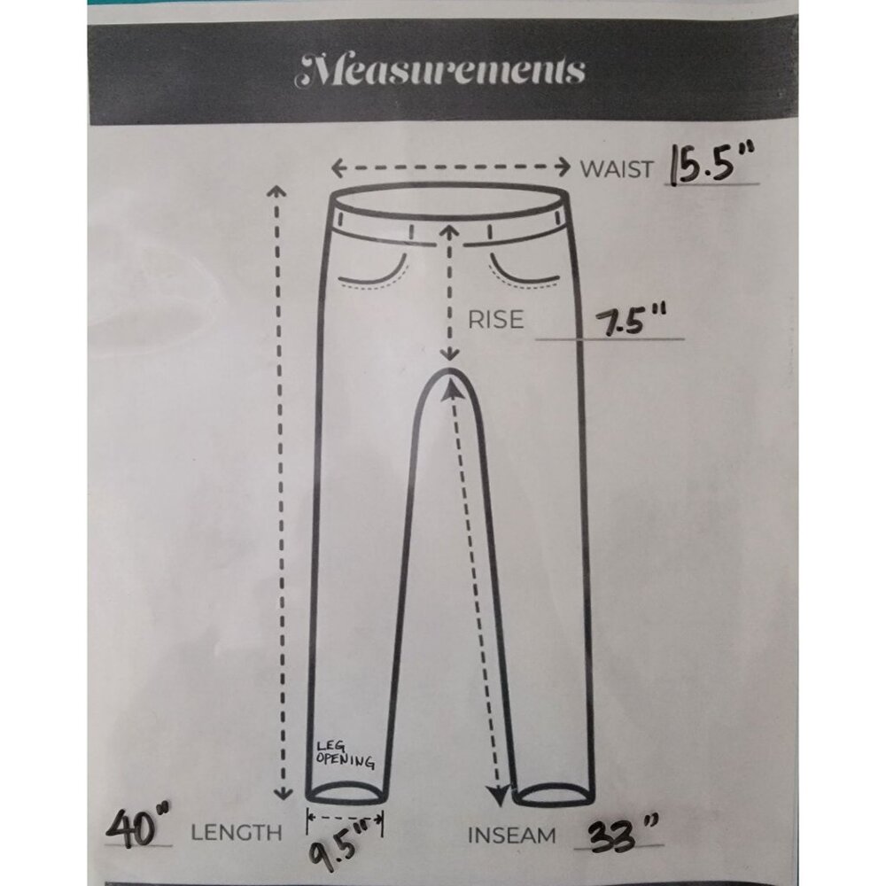 Y2K ANTIK DENIM Distressed Bootcut Low Rise Jeans Weave Pattern Women's Size 27 - Picture 12 of 12